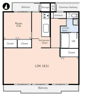山崎第二団地【5階】の間取り