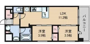 プレサンス ジェネ 上前津【9階】の間取り