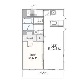 ハニーアネックスI【2階】の間取り