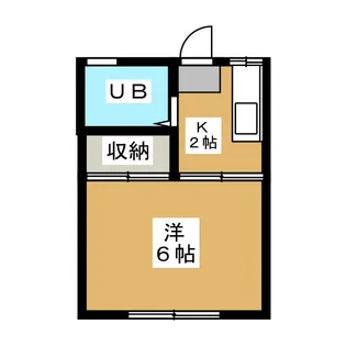 ハウスまゆ【1階】の間取り