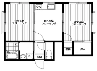 ハイムスズキ【1階】の間取り
