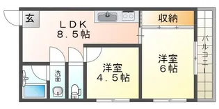 ルシェリアビル【3階】の間取り