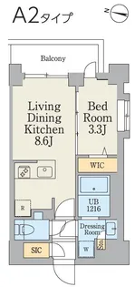 クレストコート大岡山【3階】の間取り