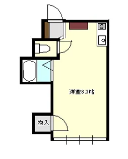 第一コーポやすらぎ【1階】の間取り