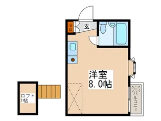 内藤アパート【2階】の間取り