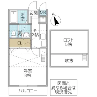 フォーライフヴィラ千波【4階】の間取り