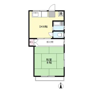 ハイツコーワ【2階】の間取り