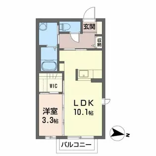 メゾン柏木【2階】の間取り