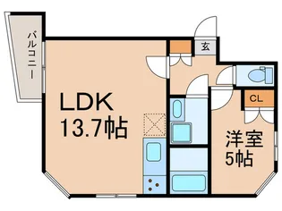 KOENJI Terrace【4階】の間取り