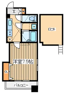 パワーハウスケーワイ【8階】の間取り
