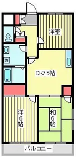 ラフォーレ中浦和II【1階】の間取り