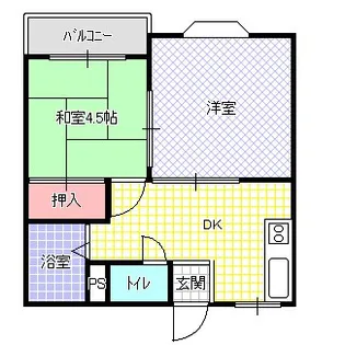 ペントハウス11【2階】の間取り