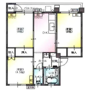 クッキィーA【1階】の間取り