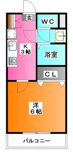 スリーアイランド【1階】の間取り