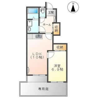 サニーハイツ【2階】の間取り