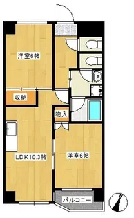 サンフレアサクマ15【12階】の間取り