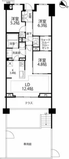 BRANZ中央林間【1階】の間取り