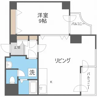 ビッグパレス西線EAST【5階】の間取り