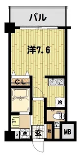 GENOVIA両国greenveil【2階】の間取り