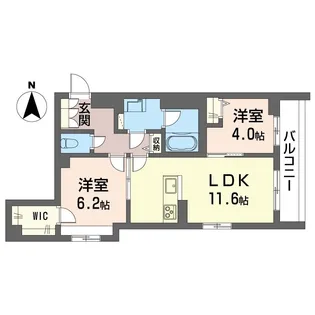 シャーメゾン ヴェール【2階】の間取り