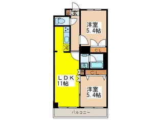 藤和シティホームズ荻窪駅前【2階】の間取り