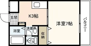プリムベール【3階】の間取り
