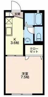 フレグランスA【2階】の間取り