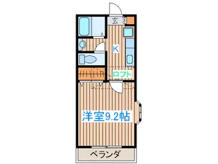 コーポ太陽【2階】の間取り