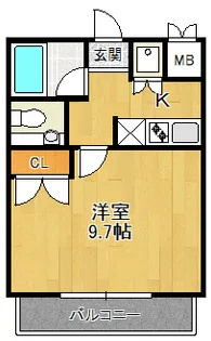 ラ・セーヌ西宮【6階】の間取り