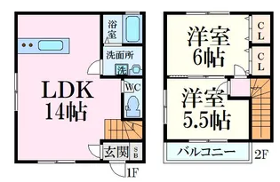 メゾンソレイユの間取り