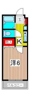 宮田ハイツ【2階】の間取り