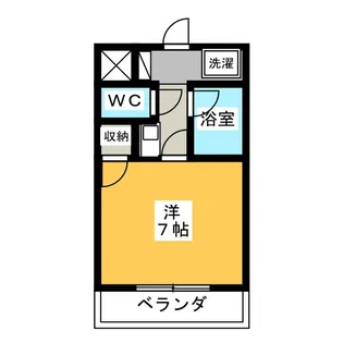 ミレニアム上飯田【1階】の間取り