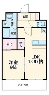田畑ハイツそれいゆII【1階】の間取り