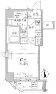 ティモーネ深川【7階】の間取り