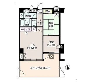 エステージワコー【2階】の間取り