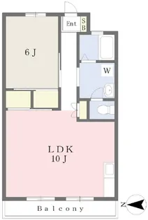Seiwa16ビル【6階】の間取り