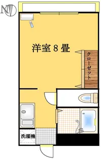 メゾン高徳【5階】の間取り