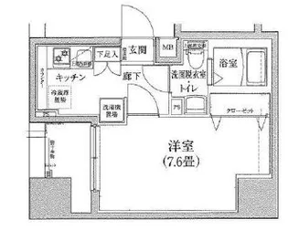 アイルプレミアム千駄木【3階】の間取り
