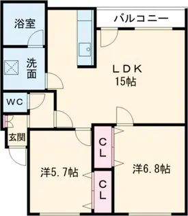 VICTORIA V【1階】の間取り