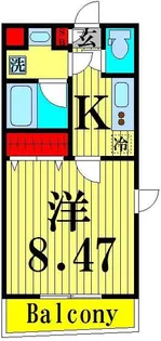 エスパシオ【2階】の間取り