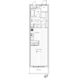 レ シャンブル ヴァレ【3階】の間取り