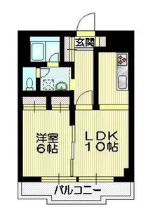 クリオコート松庵【3階】の間取り