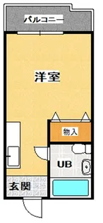プルシャン山科【5階】の間取り