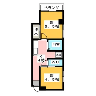 間宮ビル【3階】の間取り