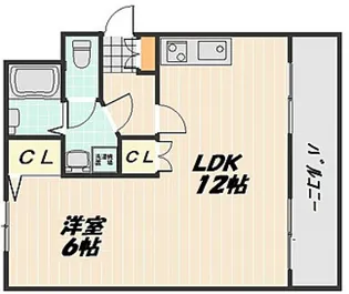 スカイシティ5番館【7階】の間取り