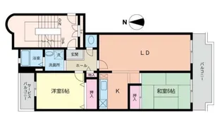 サンモリッツ宮崎台【3階】の間取り