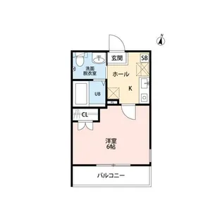 ヴェルデフラット弘明寺【1階】の間取り
