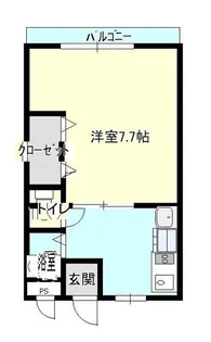 サンフェニックスA棟【3階】の間取り