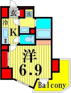 HY’s梅島Confort【6階】の間取り