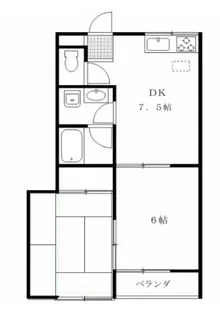 西台ハイツ【2階】の間取り